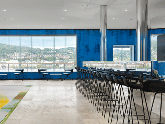 118 Bar X6 Zürich, Blick auf Zürichsee